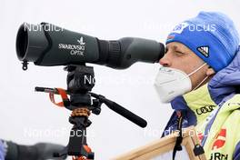 25.01.2022, Arber, Germany (GER): Peter Sendel (GER) - IBU Open European Championships Biathlon, training, Arber (GER). www.nordicfocus.com. © Manzoni/NordicFocus. Every downloaded picture is fee-liable.