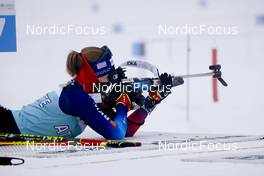 25.01.2022, Arber, Germany (GER): Susanna Meinen (SUI) - IBU Open European Championships Biathlon, training, Arber (GER). www.nordicfocus.com. © Manzoni/NordicFocus. Every downloaded picture is fee-liable.