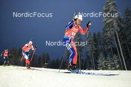 29.11.2022, Kontiolahti, Finland (FIN): Michal Krcmar (CZE), Antonin Guigonnat (FRA), (l-r) - IBU World Cup Biathlon, individual men, Kontiolahti (FIN). www.nordicfocus.com. © Manzoni/NordicFocus. Every downloaded picture is fee-liable.