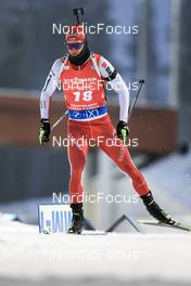 29.11.2022, Kontiolahti, Finland (FIN): Niklas Hartweg (SUI) - IBU World Cup Biathlon, individual men, Kontiolahti (FIN). www.nordicfocus.com. © Manzoni/NordicFocus. Every downloaded picture is fee-liable.