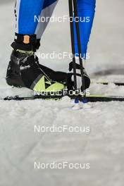 29.11.2022, Kontiolahti, Finland (FIN): Event Feature: Fischer boot and ski, Event Feature: - IBU World Cup Biathlon, individual men, Kontiolahti (FIN). www.nordicfocus.com. © Manzoni/NordicFocus. Every downloaded picture is fee-liable.