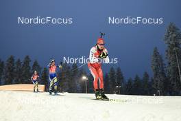 29.11.2022, Kontiolahti, Finland (FIN): Niklas Hartweg (SUI), Anton Dudchenko (UKR), (l-r) - IBU World Cup Biathlon, individual men, Kontiolahti (FIN). www.nordicfocus.com. © Manzoni/NordicFocus. Every downloaded picture is fee-liable.