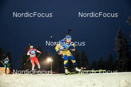 30.11.2022, Kontiolahti, Finland (FIN): Anna Magnusson (SWE), Emily Dickson (CAN), (l-r) - IBU World Cup Biathlon, individual women, Kontiolahti (FIN). www.nordicfocus.com. © Manzoni/NordicFocus. Every downloaded picture is fee-liable.