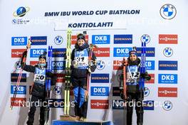 30.11.2022, Kontiolahti, Finland (FIN): Ingrid Landmark Tandrevold (NOR), Hanna Oeberg (SWE), Lisa Vittozzi (ITA), (l-r) - IBU World Cup Biathlon, individual women, Kontiolahti (FIN). www.nordicfocus.com. © Manzoni/NordicFocus. Every downloaded picture is fee-liable.