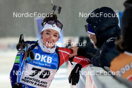 30.11.2022, Kontiolahti, Finland (FIN): Lou Jeanmonnot (FRA) - IBU World Cup Biathlon, individual women, Kontiolahti (FIN). www.nordicfocus.com. © Manzoni/NordicFocus. Every downloaded picture is fee-liable.