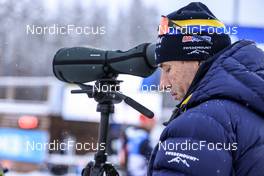 04.12.2022, Kontiolahti, Finland (FIN): Jean-Marc Chabloz (SUI), coach Team Sweden - IBU World Cup Biathlon, pursuit men, Kontiolahti (FIN). www.nordicfocus.com. © Manzoni/NordicFocus. Every downloaded picture is fee-liable.