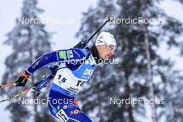 04.12.2022, Kontiolahti, Finland (FIN): Fabien Claude (FRA) - IBU World Cup Biathlon, pursuit men, Kontiolahti (FIN). www.nordicfocus.com. © Manzoni/NordicFocus. Every downloaded picture is fee-liable.