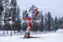 04.12.2022, Kontiolahti, Finland (FIN): Simon Eder (AUT) - IBU World Cup Biathlon, pursuit men, Kontiolahti (FIN). www.nordicfocus.com. © Manzoni/NordicFocus. Every downloaded picture is fee-liable.