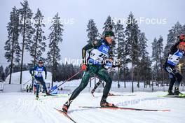 04.12.2022, Kontiolahti, Finland (FIN): Bogdan Tsymbal (UKR), Vytautas Strolia (LTU), Tommaso Giacomel (ITA), Philipp Nawrath (GER), (l-r) - IBU World Cup Biathlon, pursuit men, Kontiolahti (FIN). www.nordicfocus.com. © Manzoni/NordicFocus. Every downloaded picture is fee-liable.