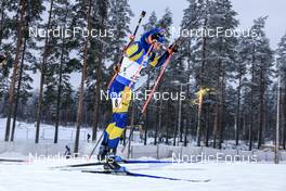 04.12.2022, Kontiolahti, Finland (FIN): Jesper Nelin (SWE) - IBU World Cup Biathlon, pursuit men, Kontiolahti (FIN). www.nordicfocus.com. © Manzoni/NordicFocus. Every downloaded picture is fee-liable.