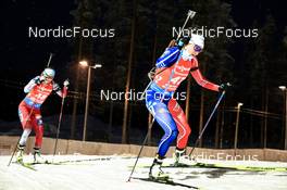 04.12.2022, Kontiolahti, Finland (FIN): Dunja Zdouc (AUT), Lou Jeanmonnot (FRA), (l-r) - IBU World Cup Biathlon, pursuit women, Kontiolahti (FIN). www.nordicfocus.com. © Manzoni/NordicFocus. Every downloaded picture is fee-liable.