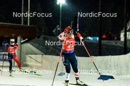 04.12.2022, Kontiolahti, Finland (FIN): Chloe Levins (USA) - IBU World Cup Biathlon, pursuit women, Kontiolahti (FIN). www.nordicfocus.com. © Manzoni/NordicFocus. Every downloaded picture is fee-liable.