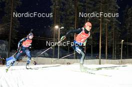 04.12.2022, Kontiolahti, Finland (FIN): Ida Lien (NOR), Sophia Schneider (GER) - IBU World Cup Biathlon, pursuit women, Kontiolahti (FIN). www.nordicfocus.com. © Manzoni/NordicFocus. Every downloaded picture is fee-liable.