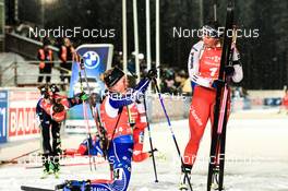 04.12.2022, Kontiolahti, Finland (FIN): Sophie Chauveau (FRA), Lena Haecki-Gross (SUI), (l-r) - IBU World Cup Biathlon, pursuit women, Kontiolahti (FIN). www.nordicfocus.com. © Manzoni/NordicFocus. Every downloaded picture is fee-liable.