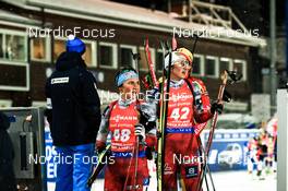 04.12.2022, Kontiolahti, Finland (FIN): Dunja Zdouc (AUT), Julia Schwaiger (AUT), (l-r) - IBU World Cup Biathlon, pursuit women, Kontiolahti (FIN). www.nordicfocus.com. © Manzoni/NordicFocus. Every downloaded picture is fee-liable.