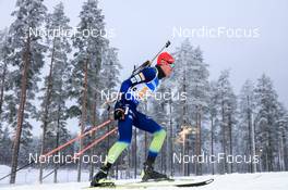 01.12.2022, Kontiolahti, Finland (FIN): Lovro Planko (SLO) - IBU World Cup Biathlon, relay men, Kontiolahti (FIN). www.nordicfocus.com. © Manzoni/NordicFocus. Every downloaded picture is fee-liable.