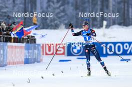 01.12.2022, Kontiolahti, Finland (FIN): Johannes Thingnes Boe (NOR) - IBU World Cup Biathlon, relay men, Kontiolahti (FIN). www.nordicfocus.com. © Manzoni/NordicFocus. Every downloaded picture is fee-liable.