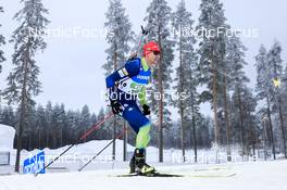 01.12.2022, Kontiolahti, Finland (FIN): Jakov Fak (SLO) - IBU World Cup Biathlon, relay men, Kontiolahti (FIN). www.nordicfocus.com. © Manzoni/NordicFocus. Every downloaded picture is fee-liable.