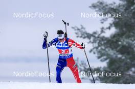 01.12.2022, Kontiolahti, Finland (FIN): Eric Perrot (FRA) - IBU World Cup Biathlon, relay men, Kontiolahti (FIN). www.nordicfocus.com. © Manzoni/NordicFocus. Every downloaded picture is fee-liable.