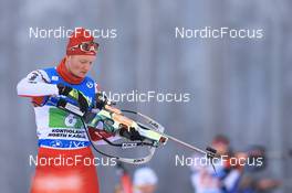 01.12.2022, Kontiolahti, Finland (FIN): Sebastian Stalder (SUI) - IBU World Cup Biathlon, relay men, Kontiolahti (FIN). www.nordicfocus.com. © Manzoni/NordicFocus. Every downloaded picture is fee-liable.