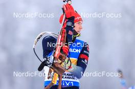 01.12.2022, Kontiolahti, Finland (FIN): Benedikt Doll (GER) - IBU World Cup Biathlon, relay men, Kontiolahti (FIN). www.nordicfocus.com. © Manzoni/NordicFocus. Every downloaded picture is fee-liable.