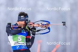 01.12.2022, Kontiolahti, Finland (FIN): Tommaso Giacomel (ITA) - IBU World Cup Biathlon, relay men, Kontiolahti (FIN). www.nordicfocus.com. © Manzoni/NordicFocus. Every downloaded picture is fee-liable.