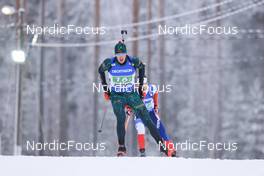 01.12.2022, Kontiolahti, Finland (FIN): Tomas Kaukenas (LTU) - IBU World Cup Biathlon, relay men, Kontiolahti (FIN). www.nordicfocus.com. © Manzoni/NordicFocus. Every downloaded picture is fee-liable.