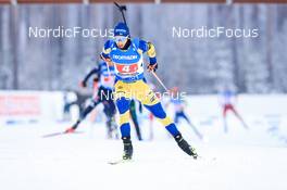 01.12.2022, Kontiolahti, Finland (FIN): Peppe Femling (SWE) - IBU World Cup Biathlon, relay men, Kontiolahti (FIN). www.nordicfocus.com. © Manzoni/NordicFocus. Every downloaded picture is fee-liable.