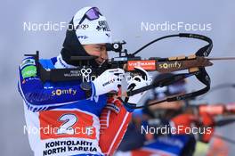 01.12.2022, Kontiolahti, Finland (FIN): Eric Perrot (FRA) - IBU World Cup Biathlon, relay men, Kontiolahti (FIN). www.nordicfocus.com. © Manzoni/NordicFocus. Every downloaded picture is fee-liable.