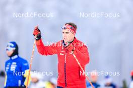 01.12.2022, Kontiolahti, Finland (FIN): Sean Doherty (USA) - IBU World Cup Biathlon, relay men, Kontiolahti (FIN). www.nordicfocus.com. © Manzoni/NordicFocus. Every downloaded picture is fee-liable.
