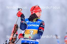 01.12.2022, Kontiolahti, Finland (FIN): Benedikt Doll (GER) - IBU World Cup Biathlon, relay men, Kontiolahti (FIN). www.nordicfocus.com. © Manzoni/NordicFocus. Every downloaded picture is fee-liable.