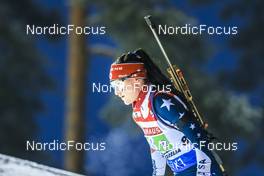 01.12.2022, Kontiolahti, Finland (FIN): Joanne Reid (USA) - IBU World Cup Biathlon, relay women, Kontiolahti (FIN). www.nordicfocus.com. © Manzoni/NordicFocus. Every downloaded picture is fee-liable.