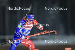 01.12.2022, Kontiolahti, Finland (FIN): Julia Simon (FRA) - IBU World Cup Biathlon, relay women, Kontiolahti (FIN). www.nordicfocus.com. © Manzoni/NordicFocus. Every downloaded picture is fee-liable.