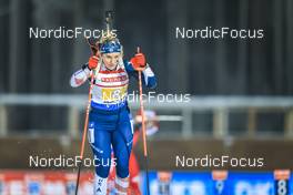 01.12.2022, Kontiolahti, Finland (FIN): Chloe Levins (USA) - IBU World Cup Biathlon, relay women, Kontiolahti (FIN). www.nordicfocus.com. © Manzoni/NordicFocus. Every downloaded picture is fee-liable.