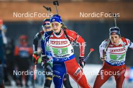01.12.2022, Kontiolahti, Finland (FIN): Anais Chevalier-Bouchet (FRA) - IBU World Cup Biathlon, relay women, Kontiolahti (FIN). www.nordicfocus.com. © Manzoni/NordicFocus. Every downloaded picture is fee-liable.