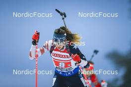 01.12.2022, Kontiolahti, Finland (FIN): Deedra Irwin (USA) - IBU World Cup Biathlon, relay women, Kontiolahti (FIN). www.nordicfocus.com. © Manzoni/NordicFocus. Every downloaded picture is fee-liable.