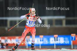 01.12.2022, Kontiolahti, Finland (FIN): Jenna Sherrington (CAN) - IBU World Cup Biathlon, relay women, Kontiolahti (FIN). www.nordicfocus.com. © Manzoni/NordicFocus. Every downloaded picture is fee-liable.