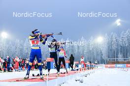 01.12.2022, Kontiolahti, Finland (FIN): Linn Persson (SWE), Ida Lien (NOR), (l-r) - IBU World Cup Biathlon, relay women, Kontiolahti (FIN). www.nordicfocus.com. © Manzoni/NordicFocus. Every downloaded picture is fee-liable.
