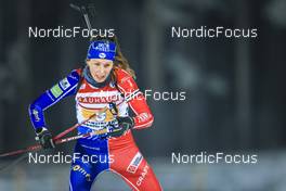 01.12.2022, Kontiolahti, Finland (FIN): Chloe Chevalier (FRA) - IBU World Cup Biathlon, relay women, Kontiolahti (FIN). www.nordicfocus.com. © Manzoni/NordicFocus. Every downloaded picture is fee-liable.
