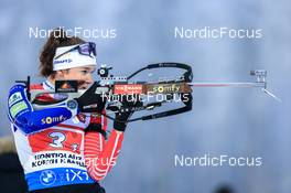01.12.2022, Kontiolahti, Finland (FIN): Lou Jeanmonnot (FRA) - IBU World Cup Biathlon, relay women, Kontiolahti (FIN). www.nordicfocus.com. © Manzoni/NordicFocus. Every downloaded picture is fee-liable.