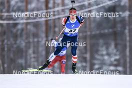 03.12.2022, Kontiolahti, Finland (FIN): Sean Doherty (USA) - IBU World Cup Biathlon, sprint men, Kontiolahti (FIN). www.nordicfocus.com. © Manzoni/NordicFocus. Every downloaded picture is fee-liable.