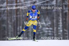 03.12.2022, Kontiolahti, Finland (FIN): Emil Nykvist (SWE) - IBU World Cup Biathlon, sprint men, Kontiolahti (FIN). www.nordicfocus.com. © Manzoni/NordicFocus. Every downloaded picture is fee-liable.