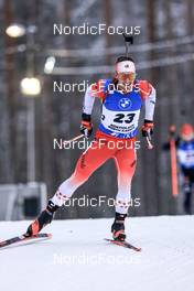 03.12.2022, Kontiolahti, Finland (FIN): Christian Gow (CAN) - IBU World Cup Biathlon, sprint men, Kontiolahti (FIN). www.nordicfocus.com. © Manzoni/NordicFocus. Every downloaded picture is fee-liable.