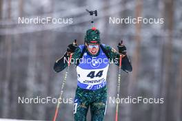 03.12.2022, Kontiolahti, Finland (FIN): Karol Dombrovski (LTU) - IBU World Cup Biathlon, sprint men, Kontiolahti (FIN). www.nordicfocus.com. © Manzoni/NordicFocus. Every downloaded picture is fee-liable.