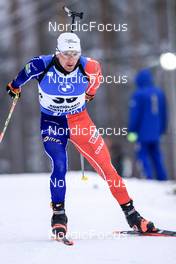 03.12.2022, Kontiolahti, Finland (FIN): Fabien Claude (FRA) - IBU World Cup Biathlon, sprint men, Kontiolahti (FIN). www.nordicfocus.com. © Manzoni/NordicFocus. Every downloaded picture is fee-liable.