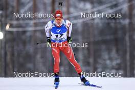 03.12.2022, Kontiolahti, Finland (FIN): Sebastian Stalder (SUI) - IBU World Cup Biathlon, sprint men, Kontiolahti (FIN). www.nordicfocus.com. © Manzoni/NordicFocus. Every downloaded picture is fee-liable.