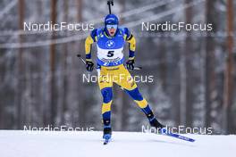 03.12.2022, Kontiolahti, Finland (FIN): Sebastian Samuelsson (SWE) - IBU World Cup Biathlon, sprint men, Kontiolahti (FIN). www.nordicfocus.com. © Manzoni/NordicFocus. Every downloaded picture is fee-liable.
