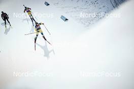 28.11.2022, Kontiolahti, Finland (FIN): Stina Nilsson (SWE), Elvira Oeberg (SWE), (l-r) - IBU World Cup Biathlon, training, Kontiolahti (FIN). www.nordicfocus.com. © Osula/NordicFocus. Every downloaded picture is fee-liable.