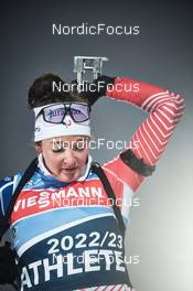28.11.2022, Kontiolahti, Finland (FIN): Lou Jeanmonnot (FRA) - IBU World Cup Biathlon, training, Kontiolahti (FIN). www.nordicfocus.com. © Osula/NordicFocus. Every downloaded picture is fee-liable.