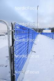 26.11.2022, Kontiolahti, Finland (FIN): Event Feature: Overview over the mixed zone - IBU World Cup Biathlon, training, Kontiolahti (FIN). www.nordicfocus.com. © Manzoni/NordicFocus. Every downloaded picture is fee-liable.